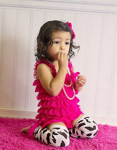 New Born Baby Girl Clothes Solid Lace Romper Ruffle Christmas outfit Onesie Lace Jumpsuit Baby Girl Costume Newborn Clothing