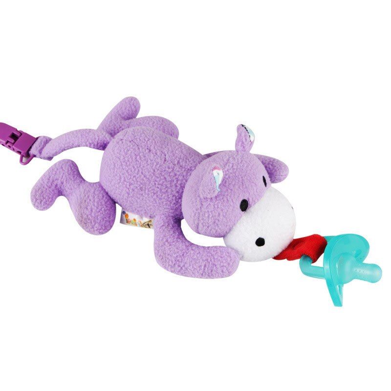 Detachable Soother Holder Baby Pacifier Chain Clip Hanging Cute Plush Toys Baby Pacify Doll Newborn Toy (not Include Pacifier)