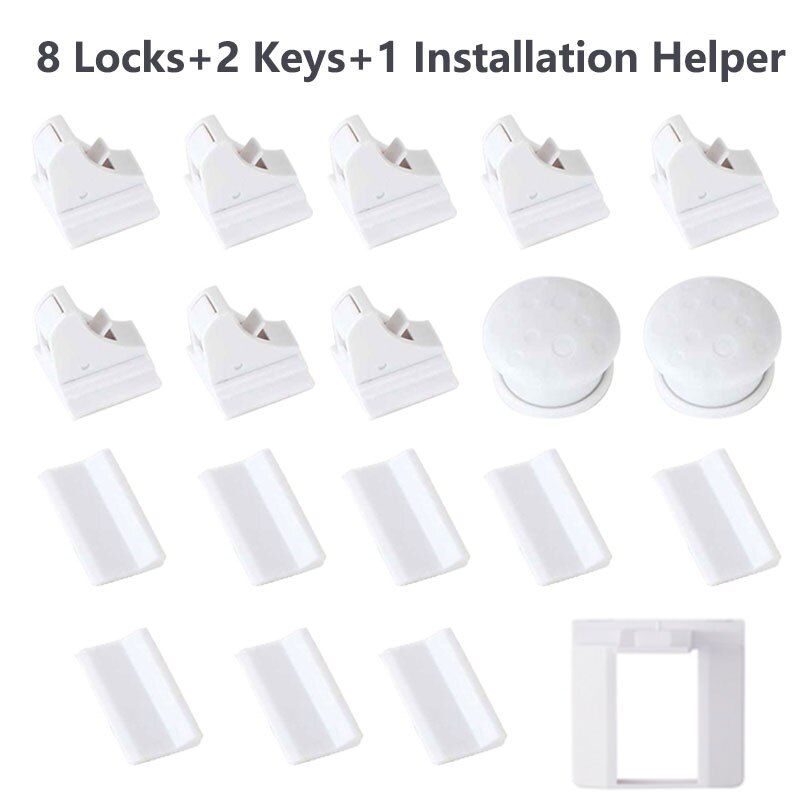 Magnetic Lock Protection From Children Door Stopper Baby ty Lock Infant Security Locks Kid Drawer Latch Cabinet Lock Limiter
