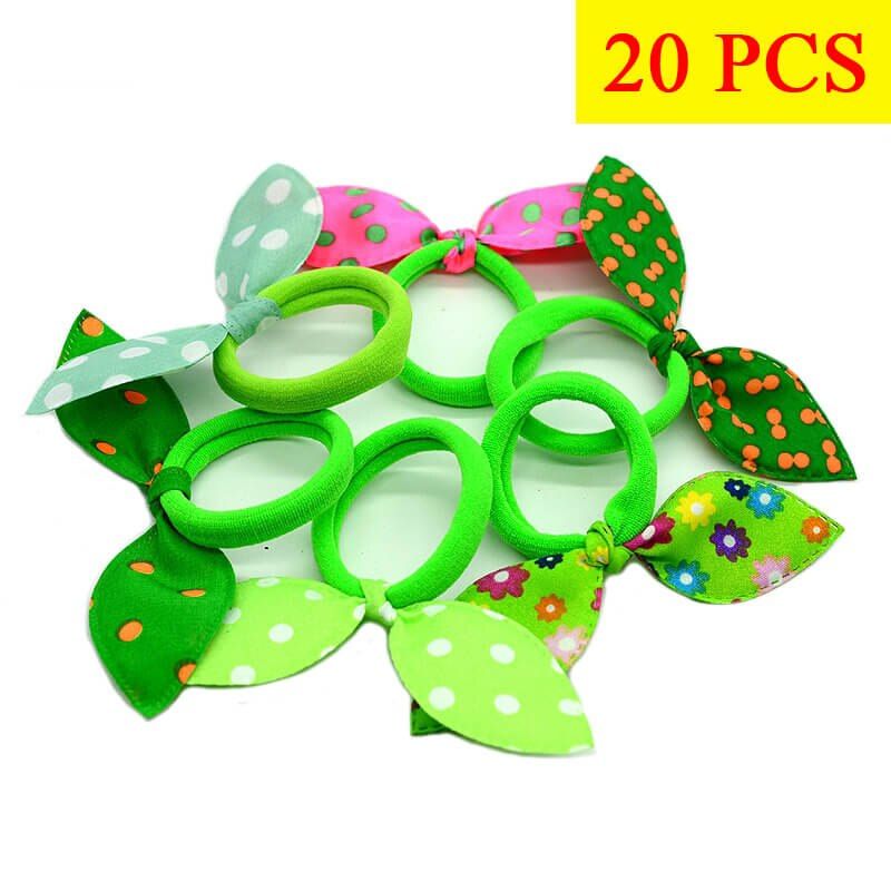 4.5cm big baby Rabbit ears Hair band Children Hair Accessories kids Scrunchies girl Elastic Hair Band for women mother