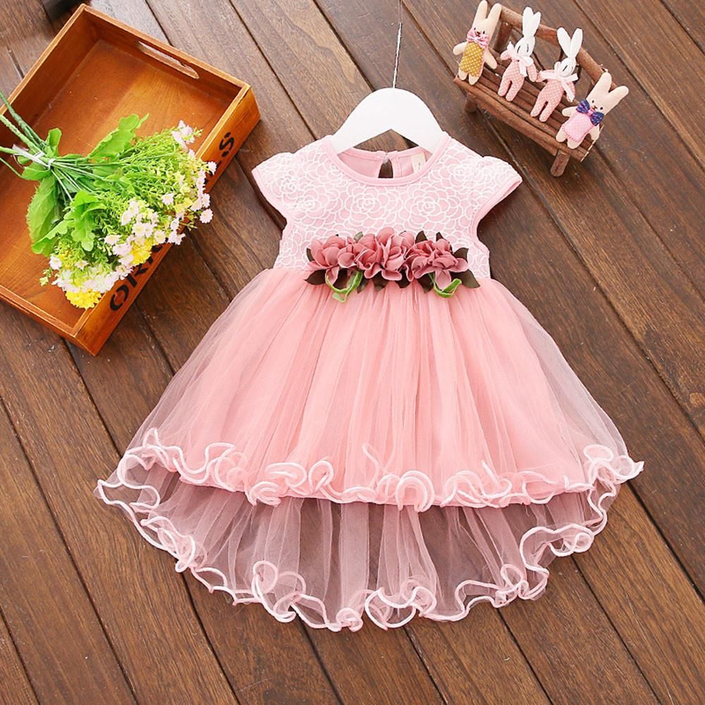 BlingBlingStar Toddler Baby Girls Summer Floral Dress Princess Party Wedding Tulle Dresses