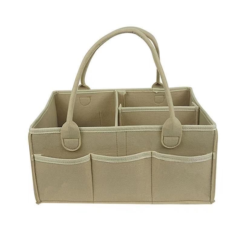 Portable Baby Diaper Caddy Organizer Changing Bag Portable Bottle Cup Holder Maternity Bag Stroller Organizer Travel Storage Bag