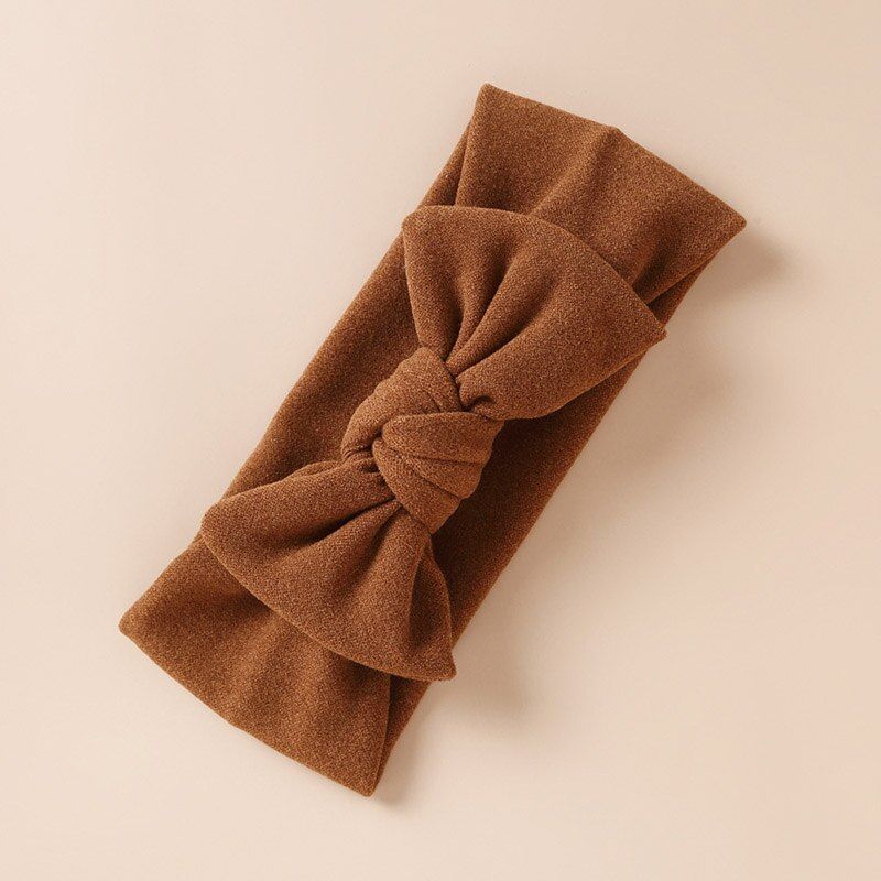 Cute Bow Baby Girl Headband Knotted Hair Bands for Children Elastic Newborn Infant Kids Turban Headwear Baby Hair Accessories