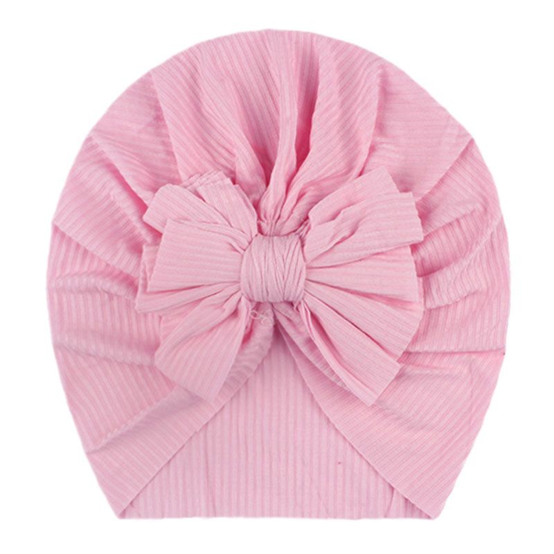 Baby Hat Bowknot Spring Autumn Elastic Kids Turban Beanie Headwrap Cap