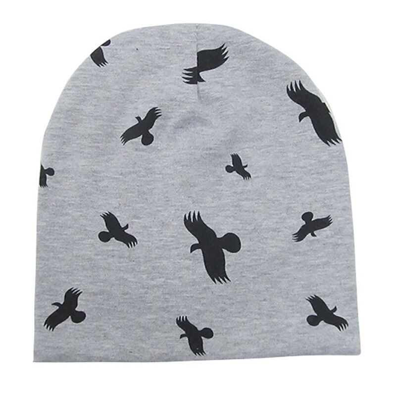 Spring Autumn Cotton Baby Beanie Hats Cartoon Print Newborn Hat Elastic Toddler Infant Cap For Girls Boys Children Photo Props