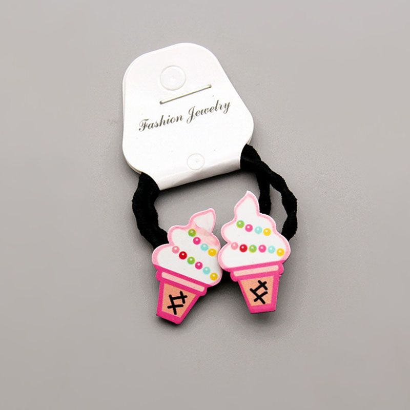 2Pcs/set  Elastic Hair Bands For Kids Scrunchies Ponytail Hair Girls Mini Hair Accessories