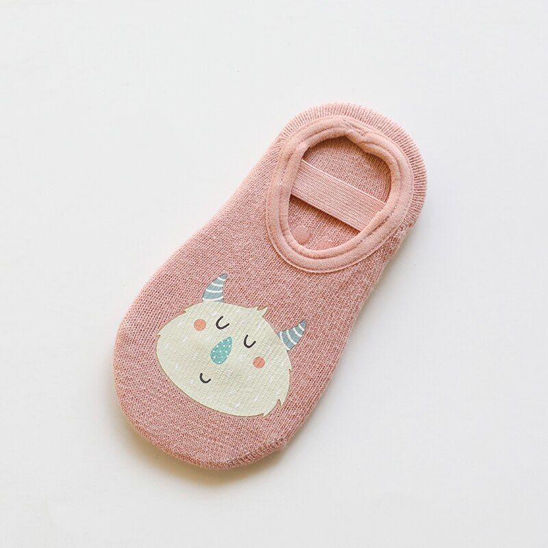 Newborn Infant Anti Slip Cotton Socks Shoes Toddler Boys Girls Child Summer Cute Animal Print Funny Ankle Socks Baby Accessories