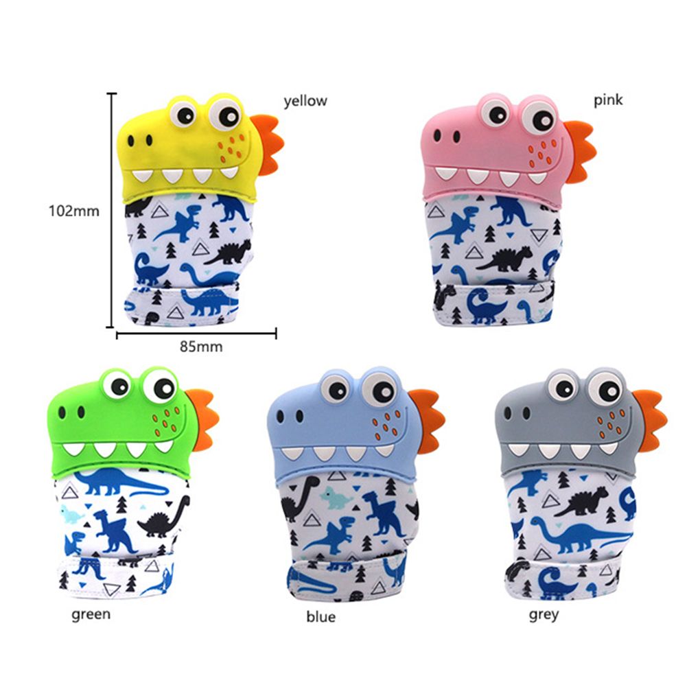 Yfashion Creative new baby silicone molar loves Baby anti-hand loves Baby eething tten, tten eether Infant oys
