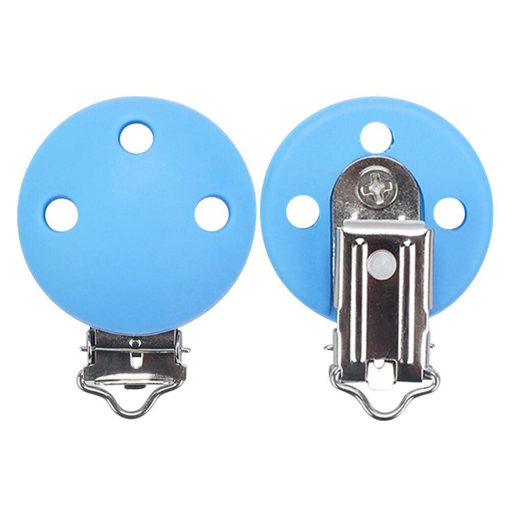 TYRY.HU round silicone clip 3 pcs/set of Pacifier clip Pacifier chain accessories silicone dummy Pacifier chain set