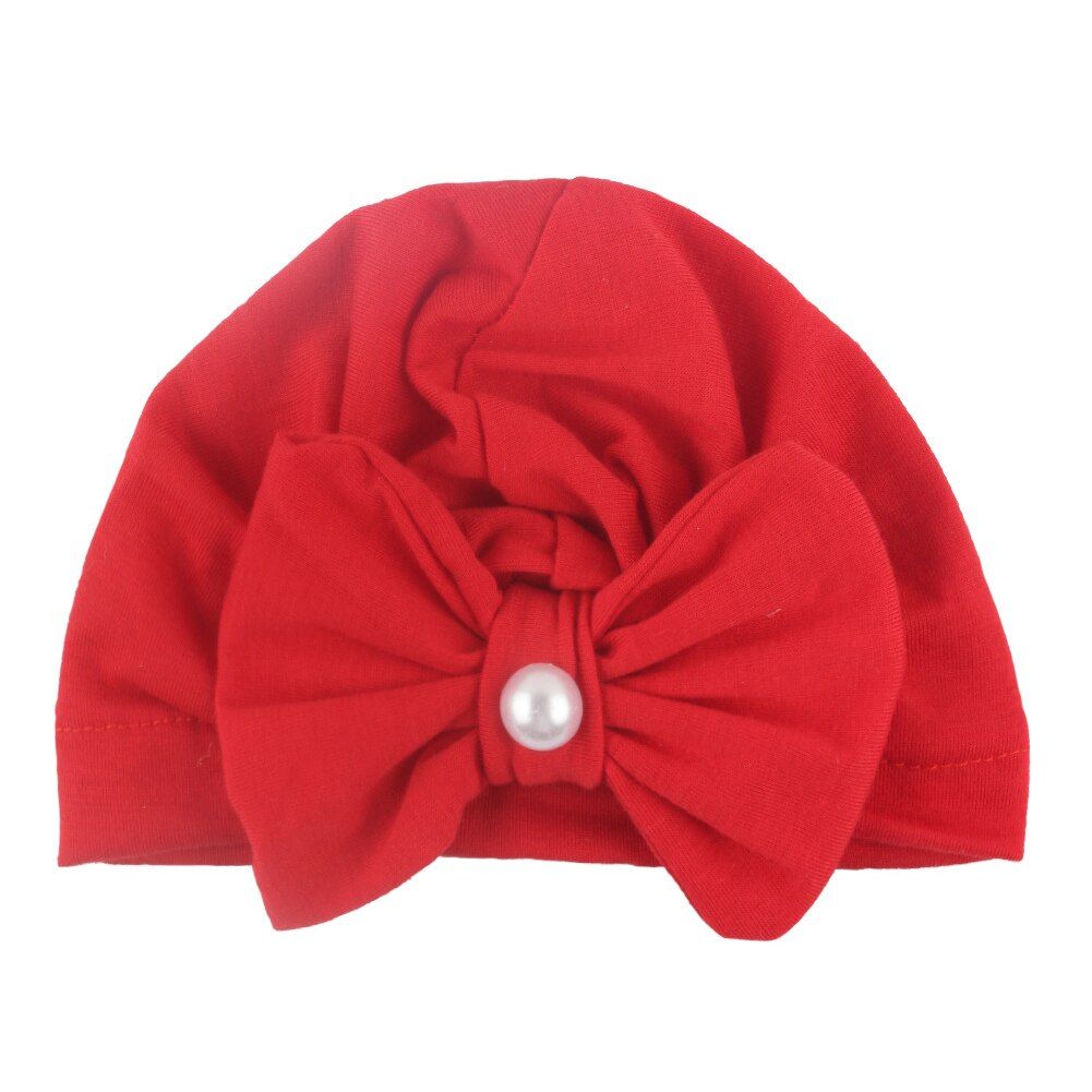 2020 Baby Stuff Toddler Girl Kid Bunny Rabbit Bow Knot Turban Headband Hair Band Pearl Headwrap