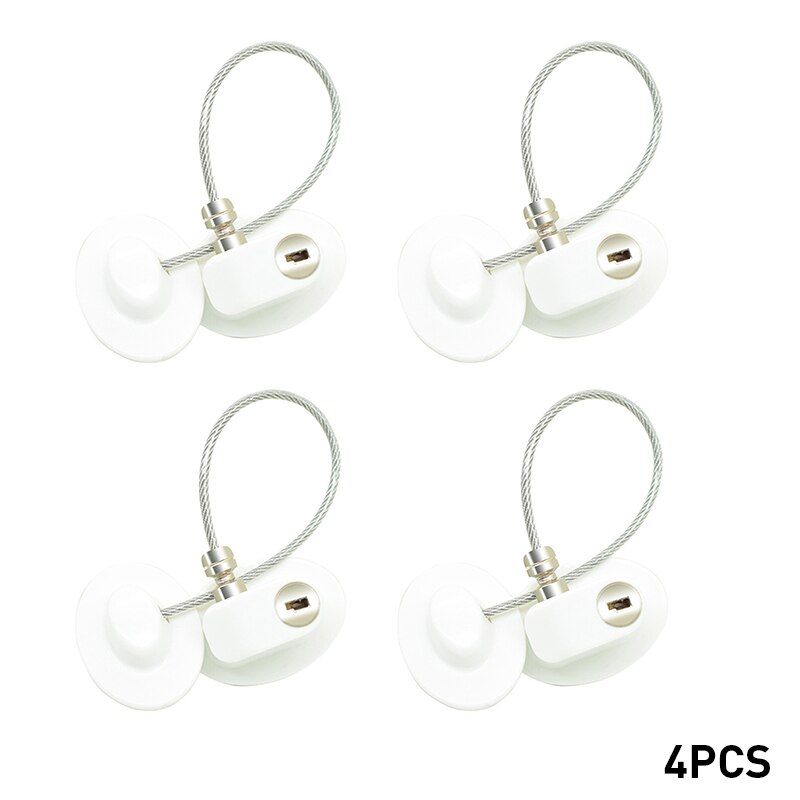 4PCS Child Protection Lock Baby ty Protection Window Stop Refrigerator Lock Without Having To Punch Baby Kids ty Locks