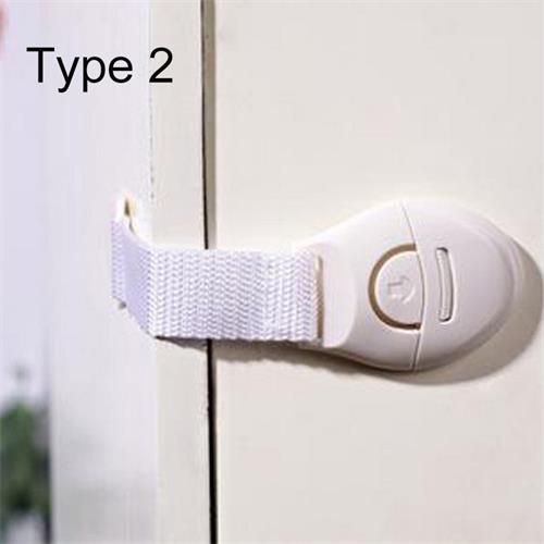 10pcs/Lot Child Lock Protection For Baby ty Lock Kids ty Doors Drawer Cabinet Lock Children Plastic Protection Lock