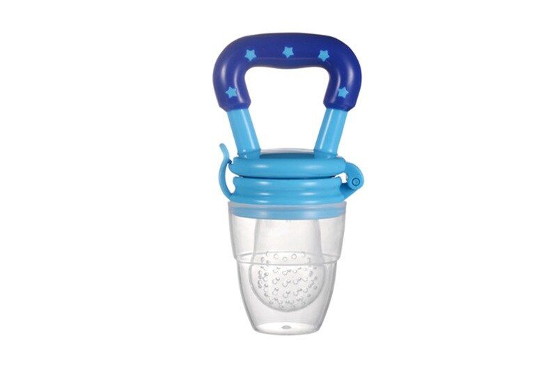 Colorful Baby Fruits And Vegetables Bite Bags Infant Teether Pacifier Reassure Chlidren Silicone Buckle Drinkers T0330