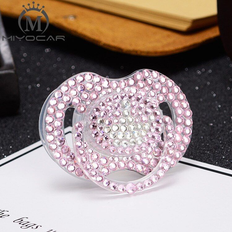 BLING 12 colors  bling crystal rhinestone Baby Pacifier/ Nipples /Dummy /cocka /chupeta &pacifier unique gift