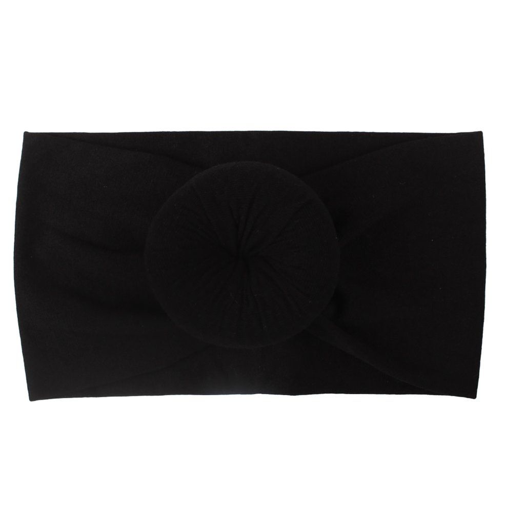 Cute Soft Round Ball Design Baby Girls Headband Elastic Design Headband