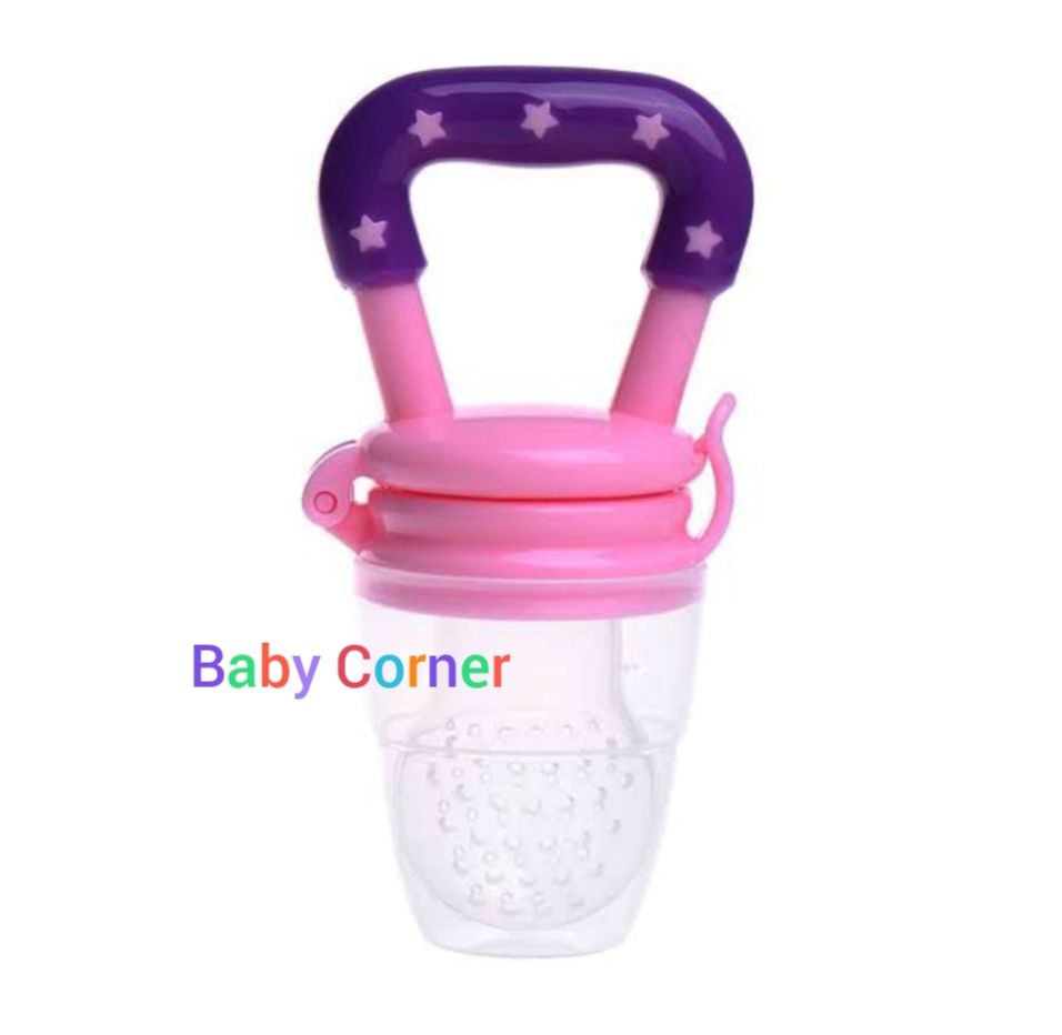 Silicone Baby Fruit Feeding pacifier (pink)
