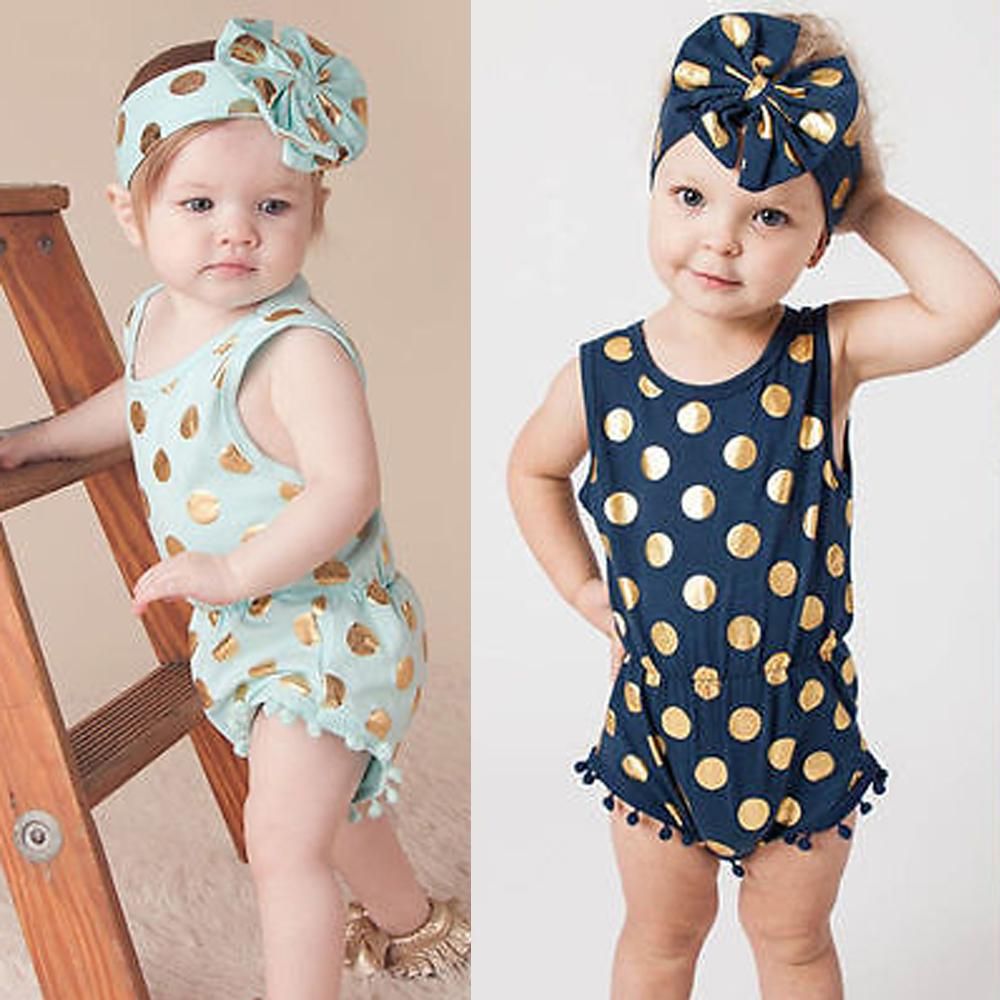 Newborn Infant Baby Girl Bodysuit Romper Jumpsuit Outfits Set Clothes Sunsuit