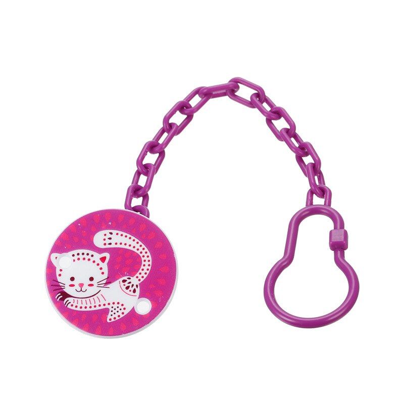 1PC Newborn Baby Pacifier Clip Chain Pacifier Clips with Anti-drop Chain Dummy Pacifier Chain Dummy Clip Nipple Holder Teether