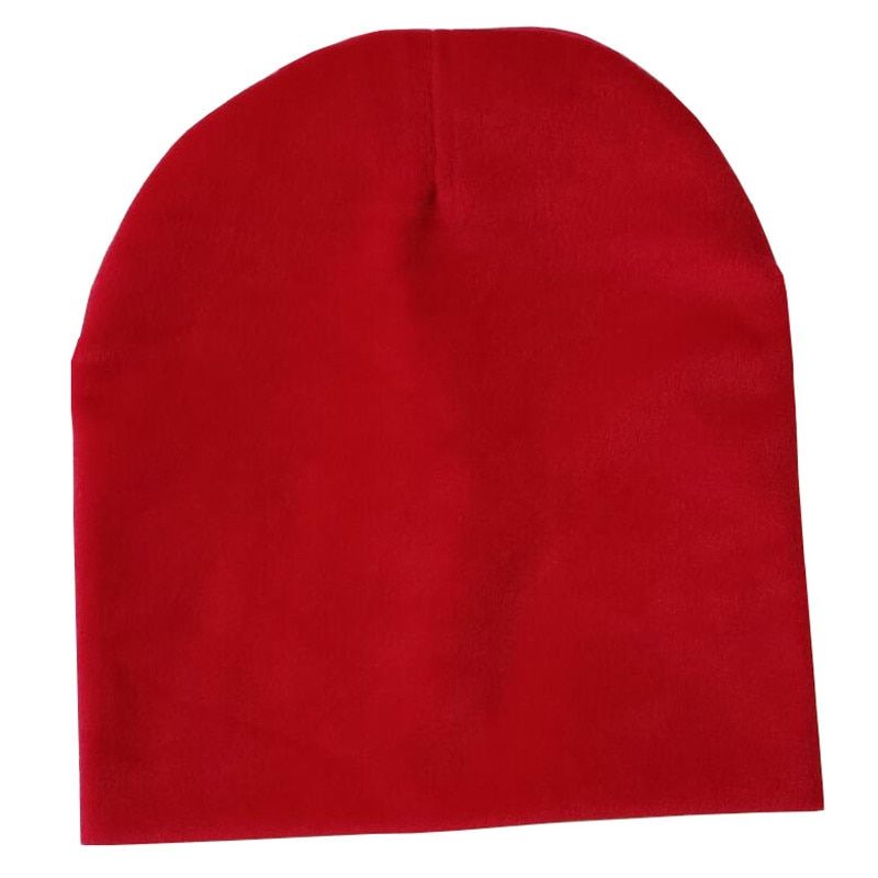 New Autumn Winter Baby Hat with Velvet Solid Color Baby Cap for Girls Boys Beanie Cap Toddler Kids Hat Scarf Winter Neck Warmer