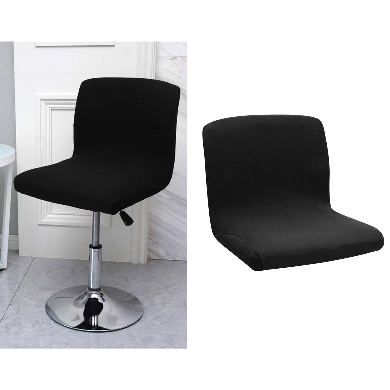 Stretchy Bar Stool Chair Cover Slipcovers, Counter Height Bar Stool Covers Dining Room Kitchen Bar Stool Cafe Furniture Low Seat Chair Protectors