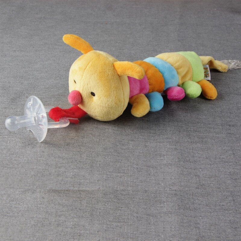 Baby Boy Baby Girl Dummy Pacifier Chain Clip Plush Animal Toys Soother Nipples Holder (not Include Pacifier) 0-1 Year