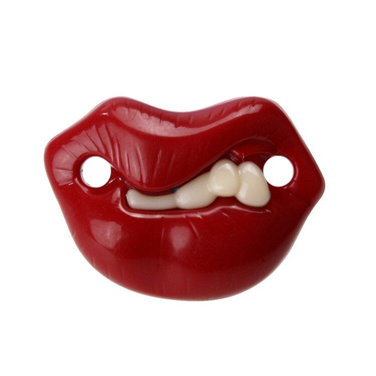 1 Piece Silicone Funny Nipple Dummy Baby Soother Joke Prank Toddler Pacy Orthodontic Nipples Teether Baby Pacifier