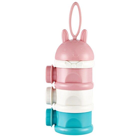 Portable 3 Layers Formula Milk Powder Storage Box Toddle Kids Baby Foods Container Powder Dispenser Baby Care Travel Bottles