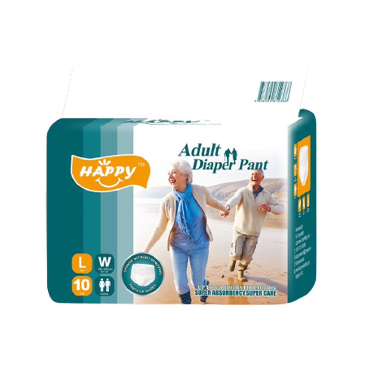 Happy adult diaper -pants Large 10 pcs