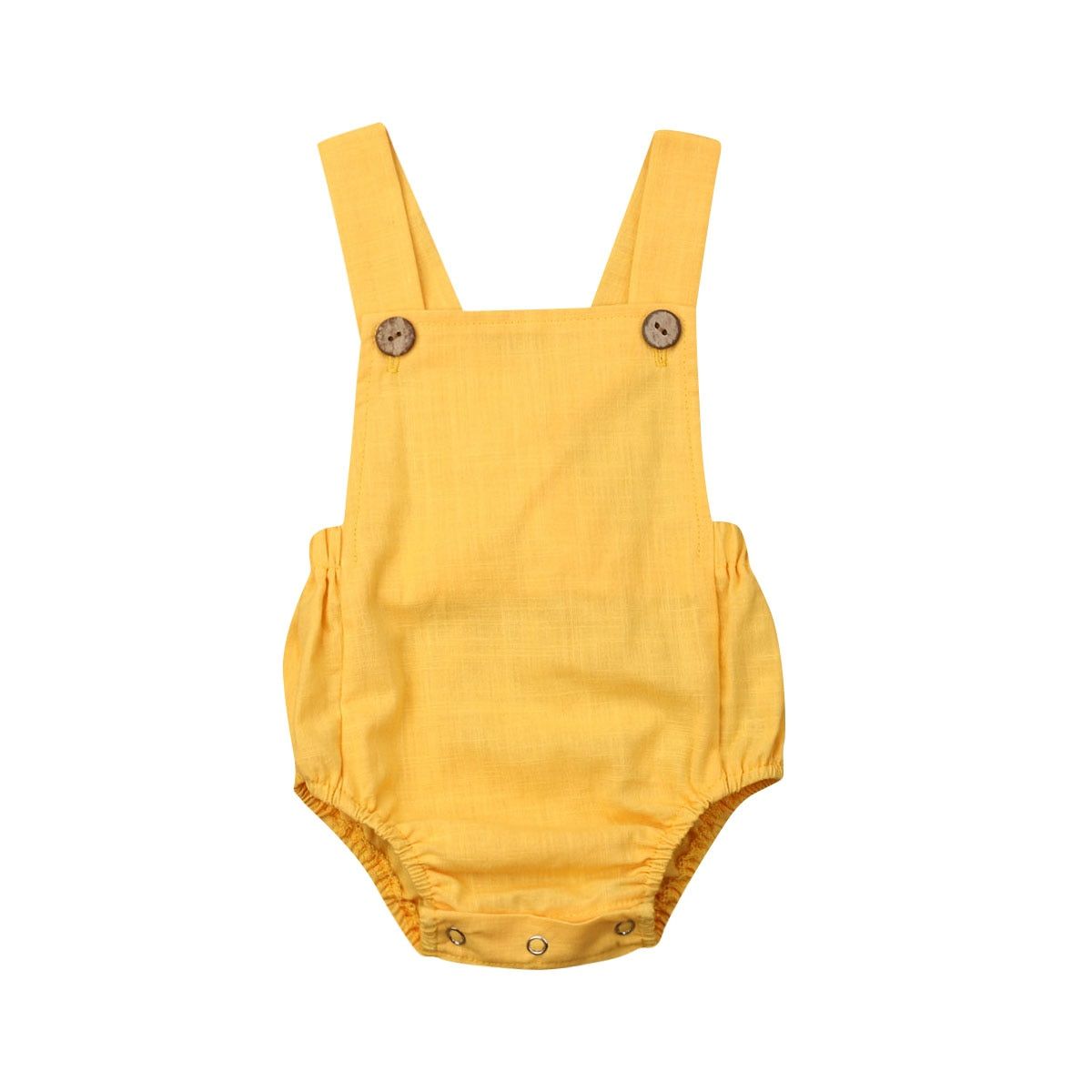 Multi-colored Bodysuits For Infant Newborn Baby Boys Girls Sleeveless One-pieces Suspender Jumpsuits Cotton Clothes Outfits