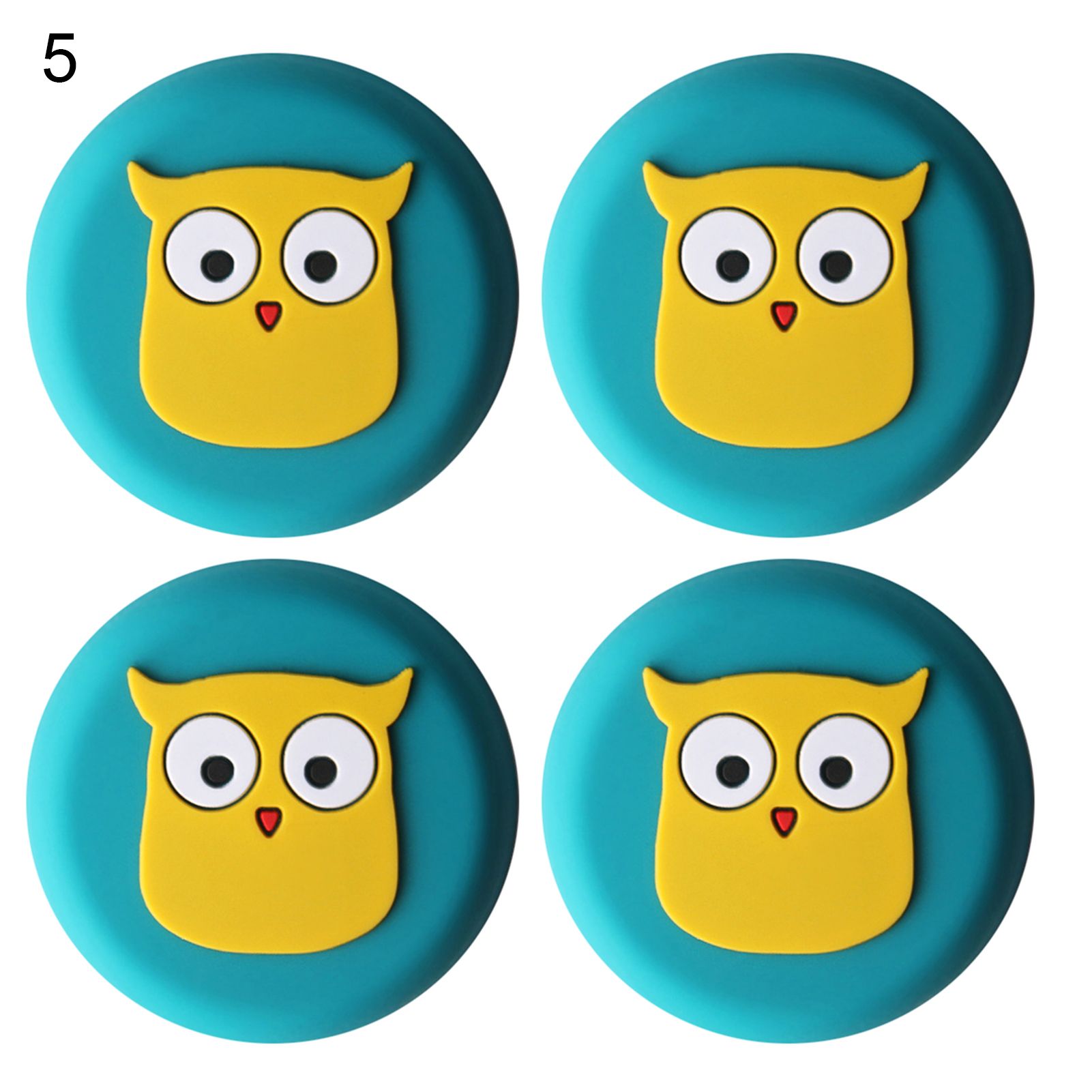 Door Guard Stoppers Practical Cartoon Animal Print Door Handle Bumpers