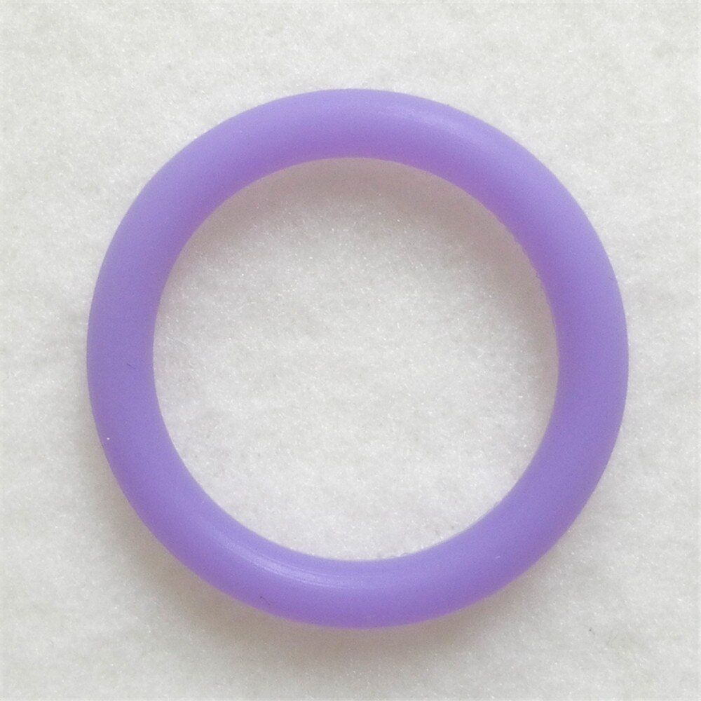 Chenkai 50pcs BPA Free Clear Silicone O Rings DIY Baby Dummy MAM Pacifier Chain Clips Adapter Holder O Rings Food Grade