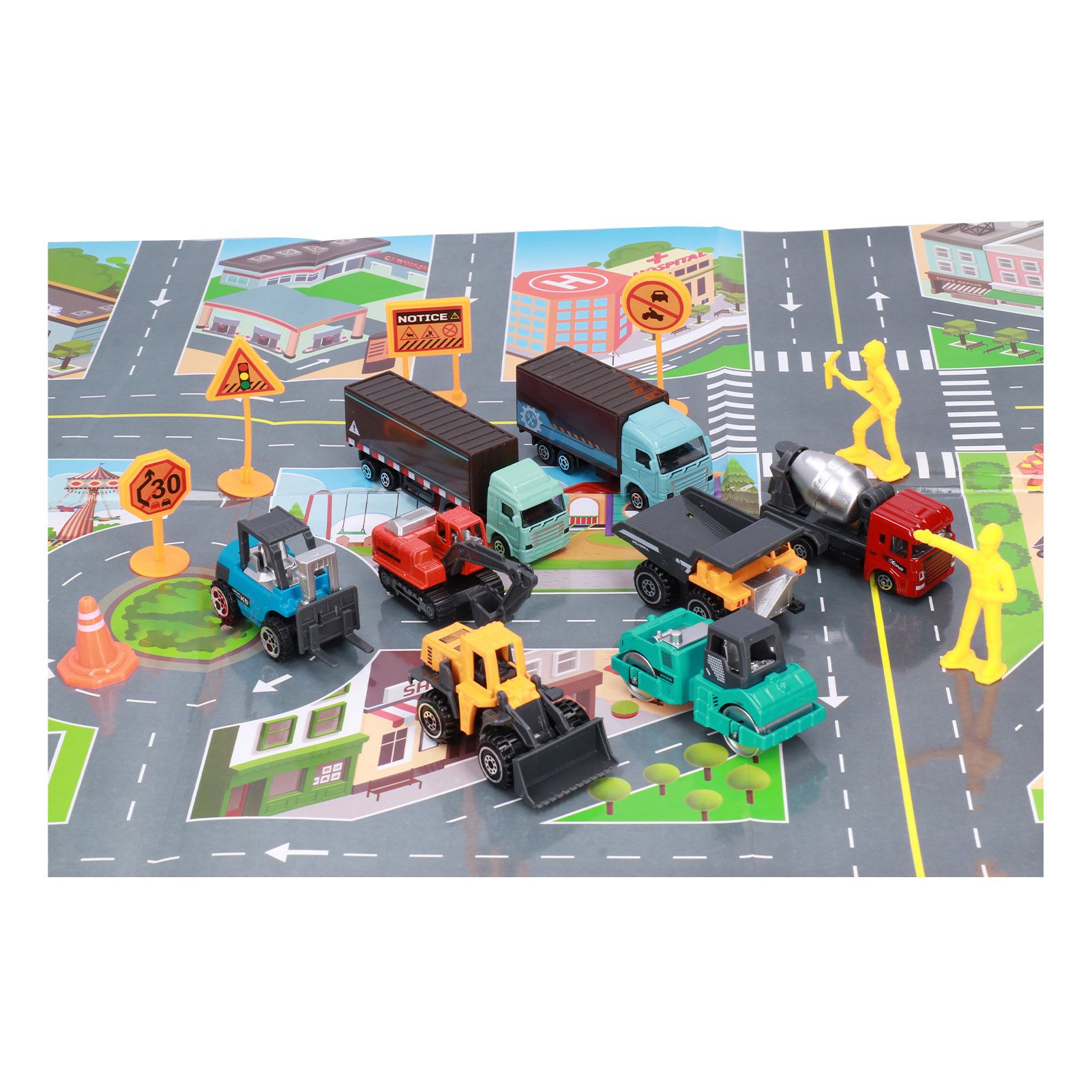 1:64 Alloy Engineering Vehicle Truck Toy Car Model Kid Todder Playing Fun Toys