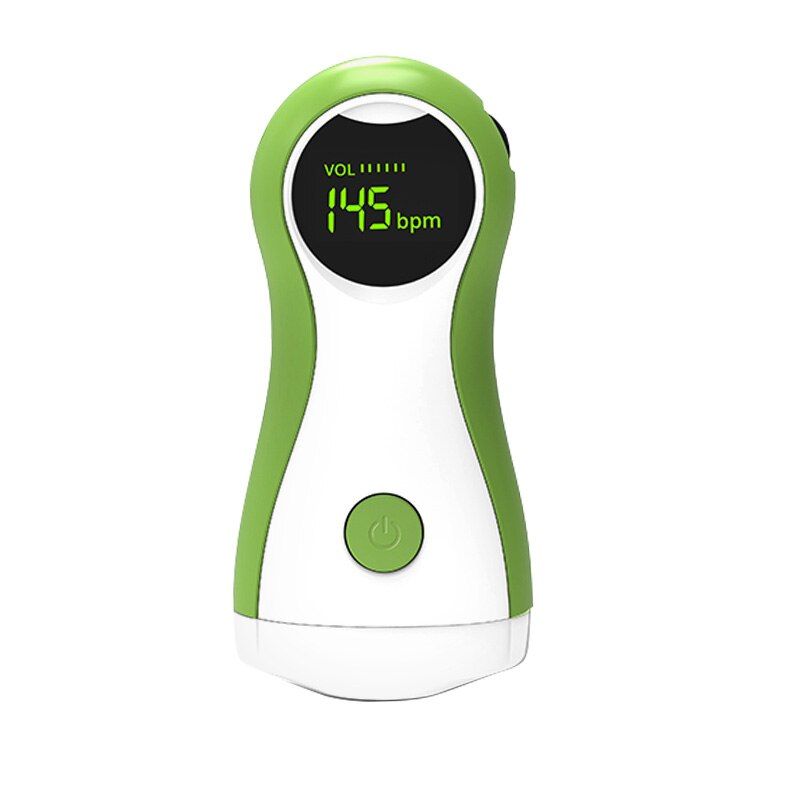 Doppler Fetal High-sensitivity Ultrasonic Transducer and High-precision FHR LCD Digital Display Household Portable Sonar Doppler