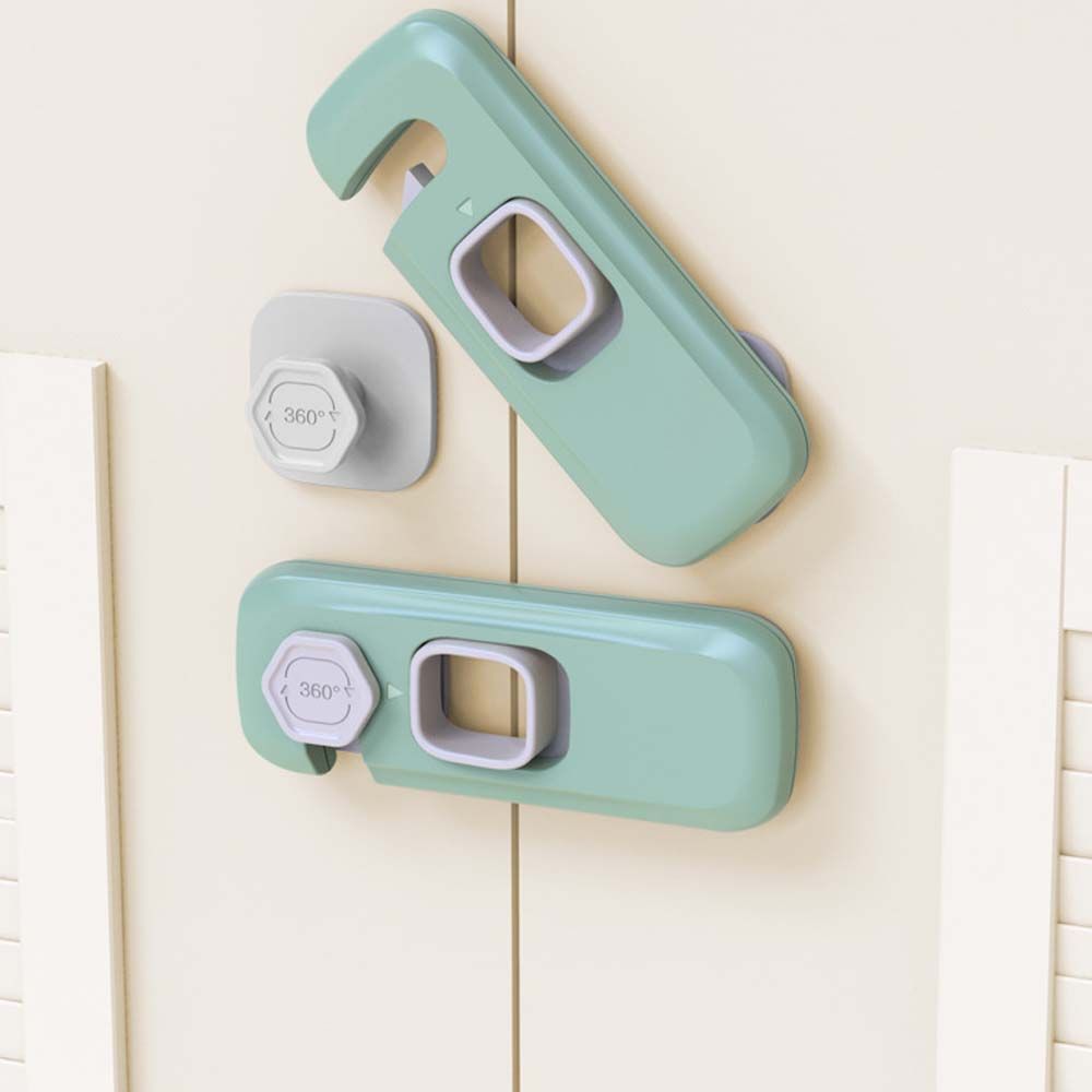 Multi-function Baby Anti-pinch Hand Refrigerator Sliding Door Drawer Furniture Safety Lock Care Products Locks Strap Cabinet Lock