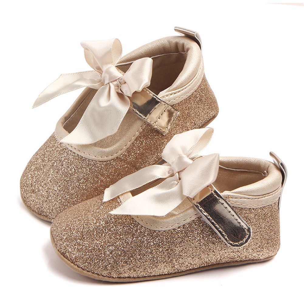 Yfashion Cute Baby Shoes Soft irl Princess oddler Anti-slip Sport Shoes color