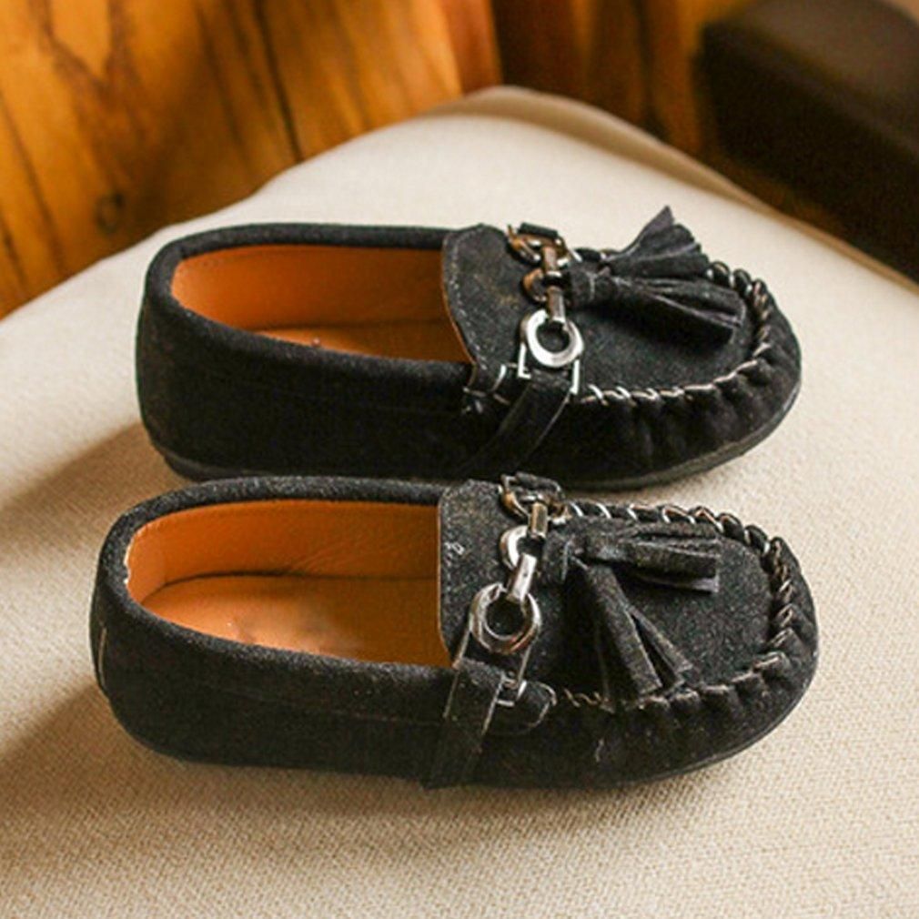 Spring Autumn Anti-slip Tassels Baby Girls Moccasin-gommino Low-cut Shoes