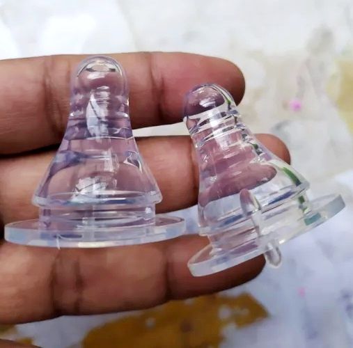 Silicone 6m+ Baby Natural Felling Wide Mouth Feeding Bottle 2PcsNipples for Bottle