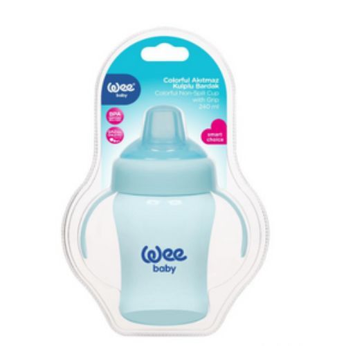Wee Baby Colorful Non-Spill Cup with Grip 240 ml