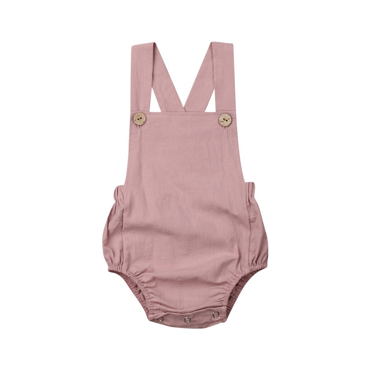 Fashion New Summer Newborn Baby Bodysuits Casual Clothes Cute Solid Baby Girls Boys Jumpsuit Sunsuit Kids Backless Beach Outfits