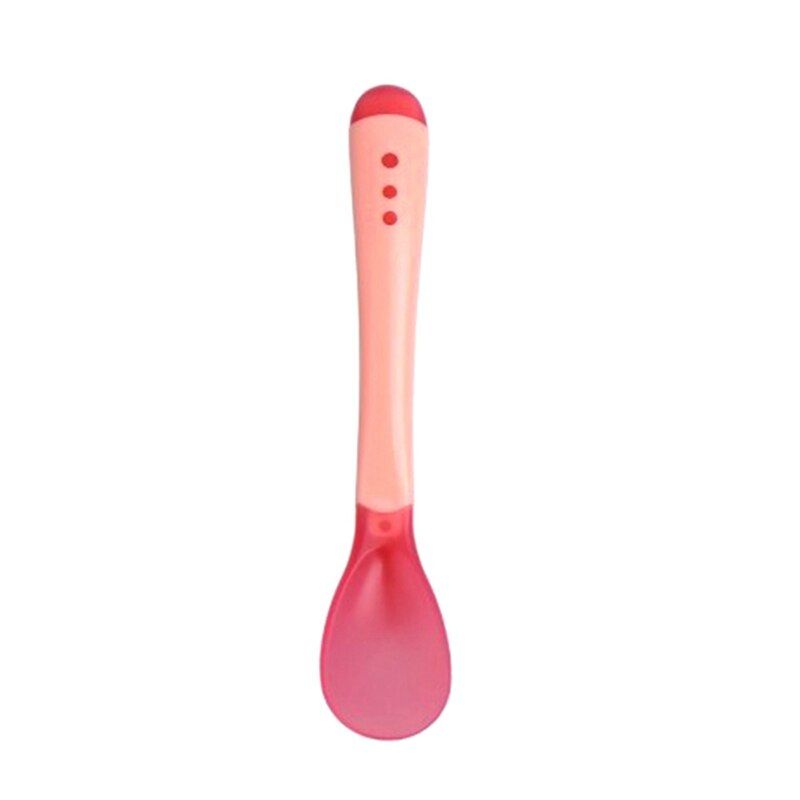 【ALLGOOD】1 Pc Temperature Sensing Spoon For Baby Safety Infant Feeding Spoons Kids Children Boy Girl Toddler Flatware Drop Shipping