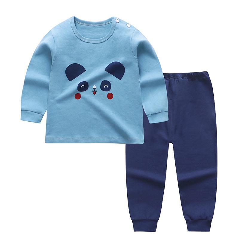 2020 Baby 0-2 Years Clothing Wear New Born Baby Suit For Boy Girl Clothes Green Cow Tshirts Trousers Sets Outfits