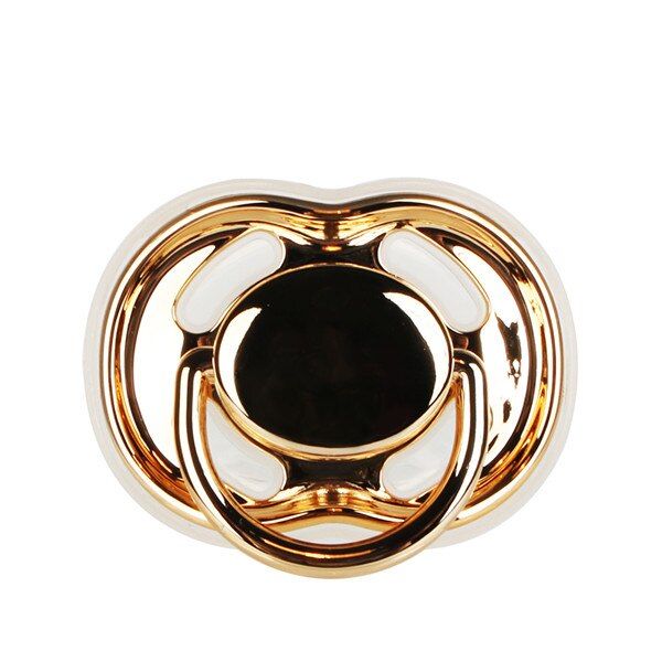 MIYOCAR gold sliver pacifier safe BPA free dummy and nipple pacifier storage box ideal gift for baby