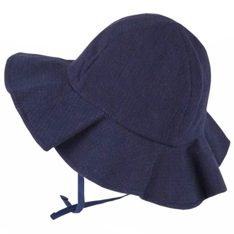 Embroidery Stars Baby Hat Spring Summer Baby Cap Outdoor Kids Sun Hat Big Brim Baby Boys Girls Hat Kids Children Beach Cap