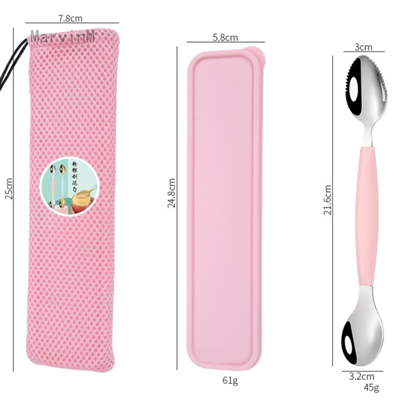 【BestGO】1 Set Baby Tableware Dessert Spoon For Children Feeding Spoon  Baby Gadgets Children's  For Kids Utensils
