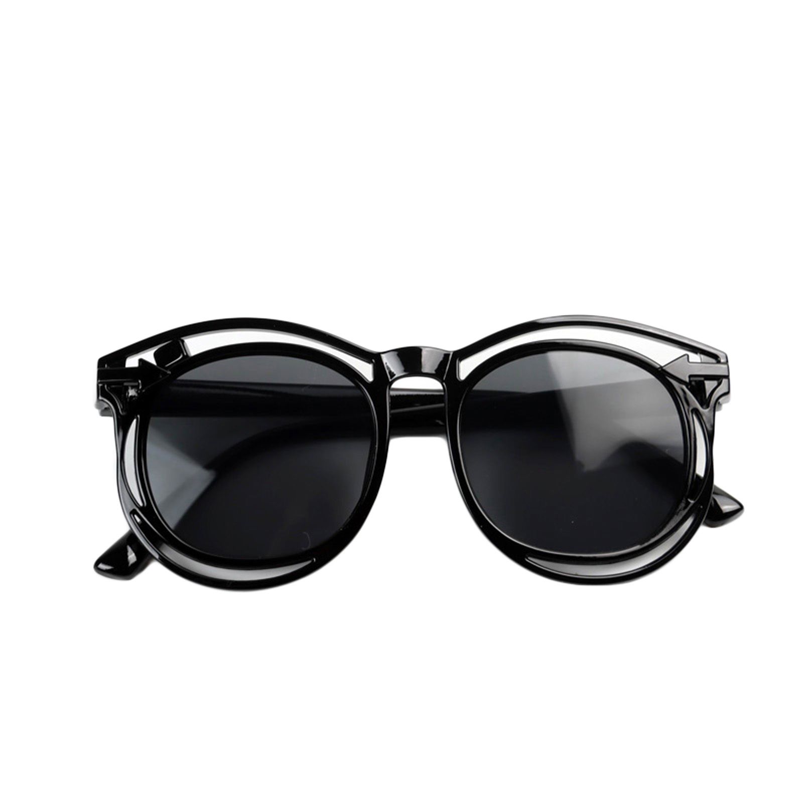 Kids Dark Gles, Anti-UV Solid Color Hollow Out Sungles Eyewear for Outdoor Activities, 2-10 Years