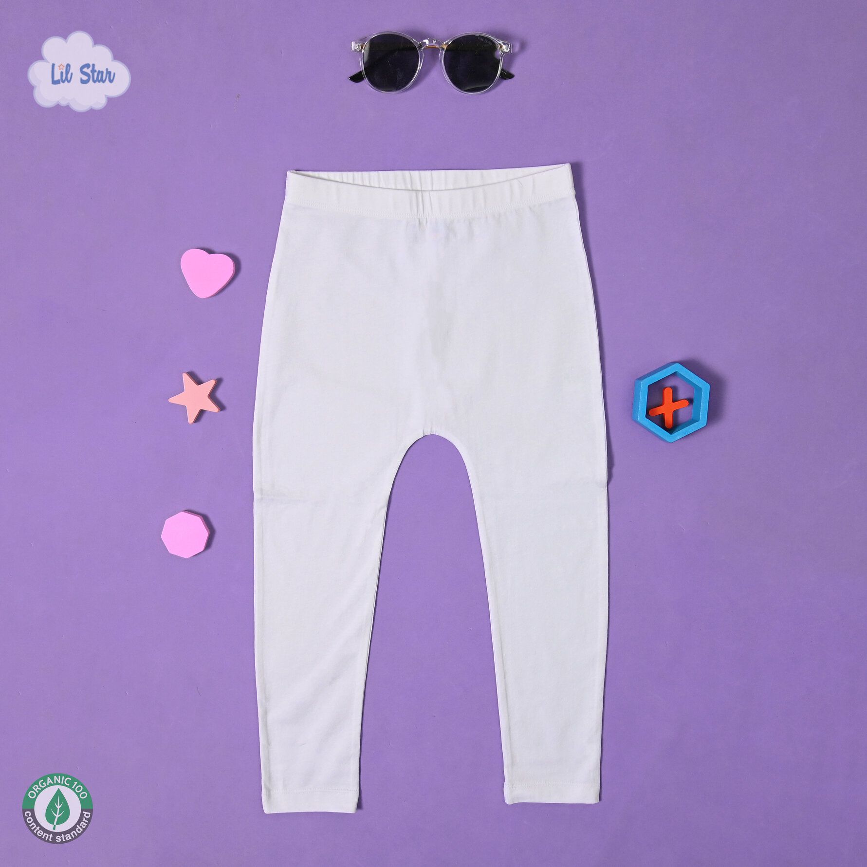 Plain Cotton Leggings for Kids