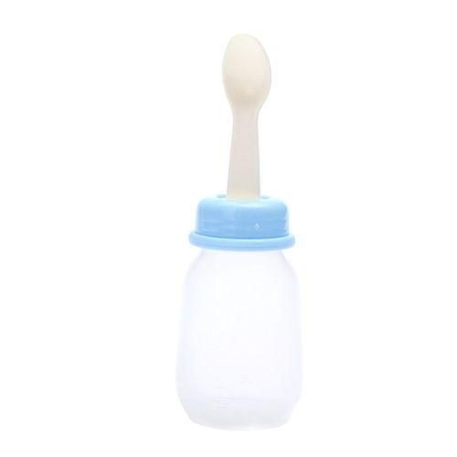 Silica Gel Baby Spoon Feeder - Blue