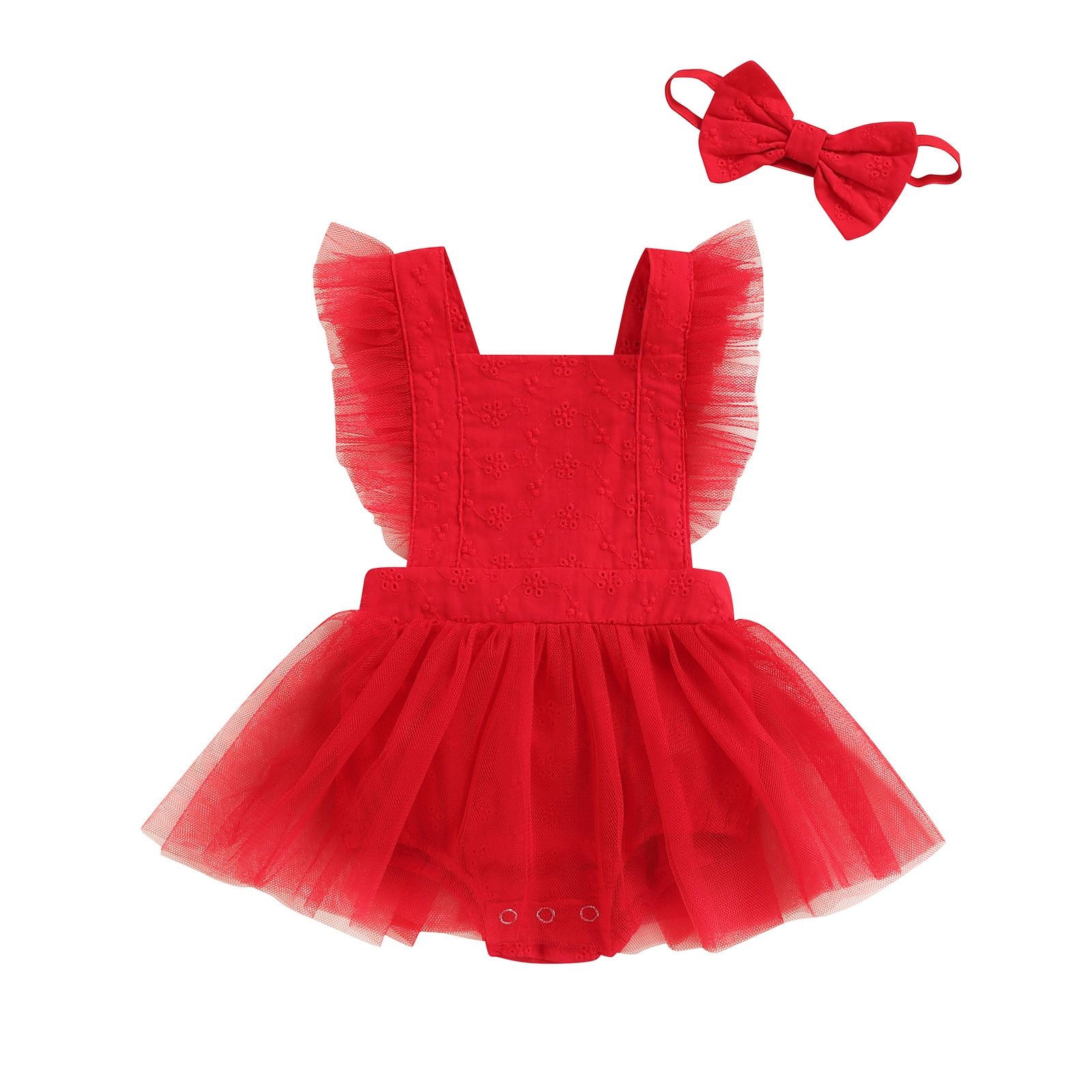 Baby Girl Dress, Sleeveless Square Neck High Waist Loose Casual Party Fall Princess Midi + Headband