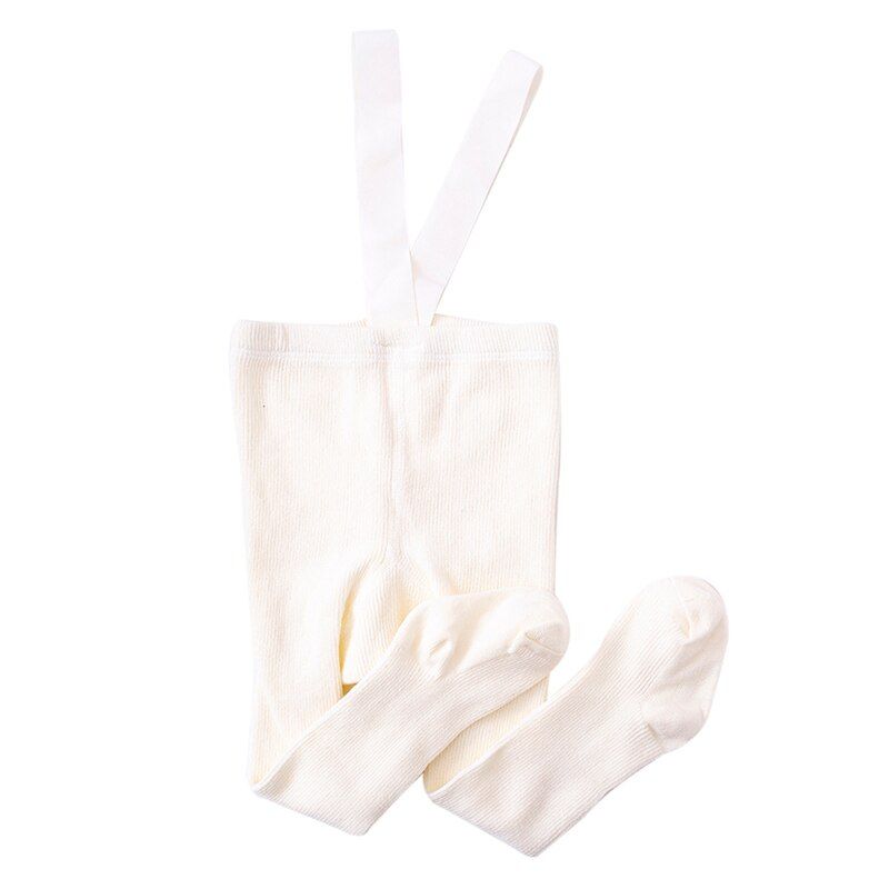 Cotton Baby Pantyhose Newborn Baby Pants High Waist Cross Straped Baby Leggings Baby Boys Girls Pants