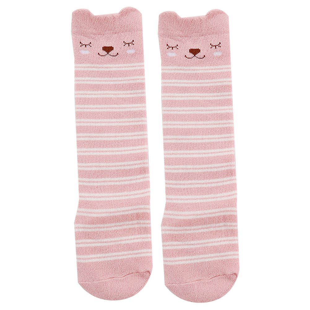 Lovely Fox Ears Animal Print Baby Unisex Soft Breathable Middle Tube Crew Socks